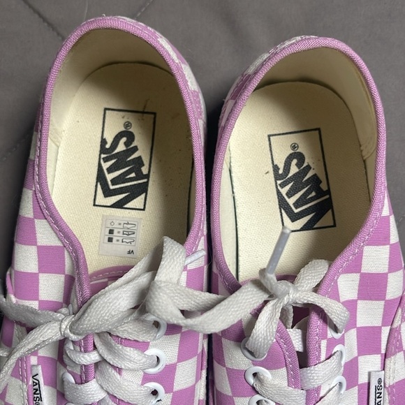 Vans Light Purple Checkerboard Lace Up Sneakers Size 9.5 - Picture 13 of 13